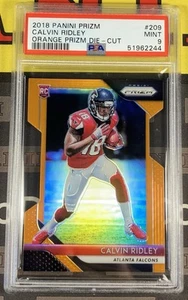 Prizm Calvin Ridley Rookie Orange 2018 troquelado/249 PSA 9 - Imagen 1 de 2