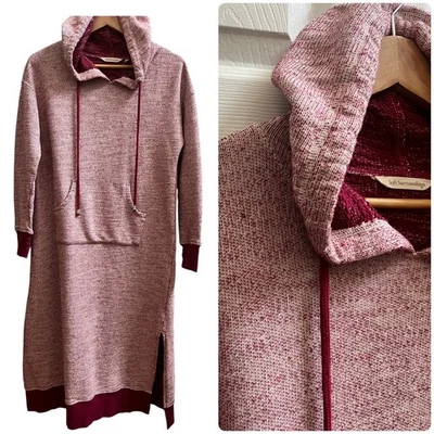 Soft Surroundings Lazy Day Lounger Long Sweater Dress Robe Petite Small Marled - Image 1 of 4