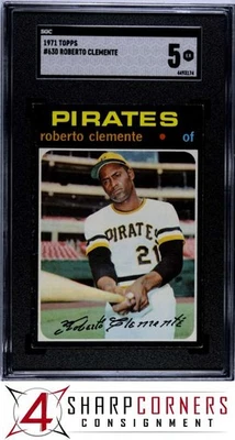 Topps #630 1971 Roberto Clemente Pirates Hof SGC 5 Foto 1 de 4