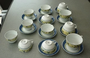 Konvolut Kaffee Tee Cappuccino Tassen u. Teller Hutschenreuther Bavaria Medley  - Bild 1 von 18