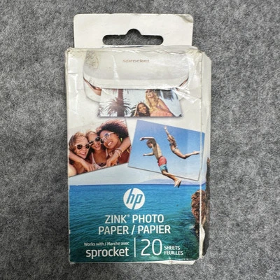 HP Sprocket Zink Photo Paper 2x3" for HP Sprocket Photo Printers, 20 Sheets - Image 1 of 4