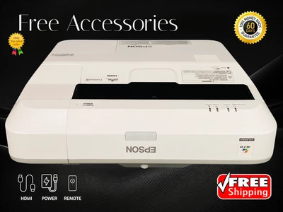 Epson BrightLink 696Ui 3LCD Projector UST Interactive 4K 3800 Lumens 2160p WUXGA - Image 1 of 4