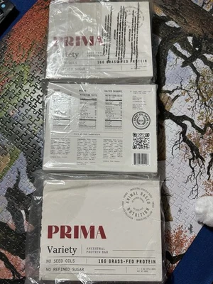 21 ПРОТЕИНОВЫЕ БАТОНЧИКИ PRIMA ORDINRAL из травяного белка коллагена без семенных масел - Изображение 1 из 4