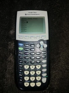 Texas Instruments TI-84 Plus Grafikrechner- Schwarz/Blau (TI-84 PLUS) - Bild 1 von 3