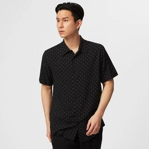 Mercedes AMG Petronas F1 Polka Dot Shirt Mens - Black - Picture 1 of 7