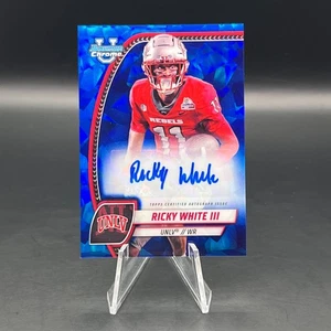 Ricky White III 2024 Boman U Chrome Sapphire #PA-RWH Prospect Auto UNLV - Picture 1 of 2