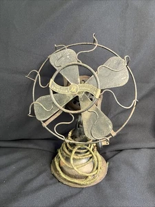 Antique Westinghouse Whirlwind Fan Black Model 280593 UNTESTED for PARTS Display - Bild 1 von 14