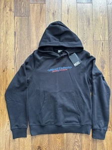 Diesel Industry Denim Division Design Black Hoodie - Mens Size M Medium - Picture 1 of 6
