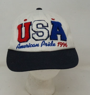 Gorra de iniciación vintage 1996 Olympics Snapback USA American Pride Foto 1 de 4