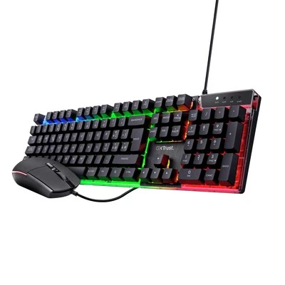 Trust Gaming GXT 838 Azor Mouse e Tastiera Gaming, Layout Italiano QWERTY, USB,  - Immagine 1 di 4