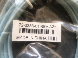 x6 Each GENUINE OEM Cisco 72-3383-01 RJ-45 to DB-9 Router Console Cable 6' Blue - Afbeelding 1 van 3