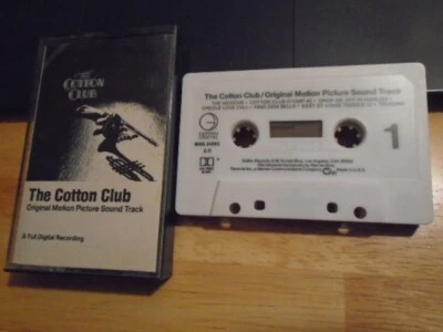 RARE OOP The Cotton Club CASSETTE TAPE soundtrack film JOHN BARRY 1984 jazz ! - Image 1 of 2