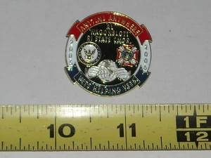 2006 Vets Helping Vets Anytime Anywhere Al Wagonblott RI State Commander Pin - Picture 1 of 2