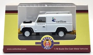Oxford Rail OR76ROR007 Rail/Road Land Rover Defender in Carillion Livery - Picture 1 of 2