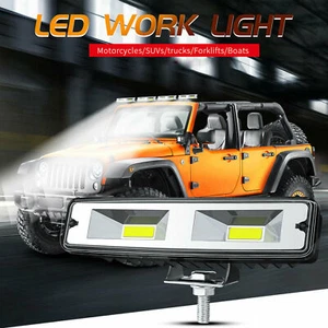 12V 48W LED Work Light Bar Spot Lamp For Off-Road 4WD SUV ATV Car w/ Bracket - Picture 1 of 13