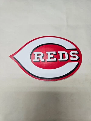 Cincinnati Reds MLB Baseball 4.25" x 3" Logo Sticker - Image 1 of 2