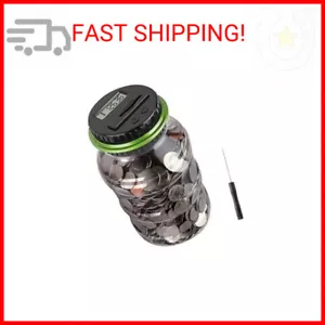 Coin Piggy Bank Saving Jar, Winnsty Digital Coin Counter with LCD Display Large - Picture 1 of 2