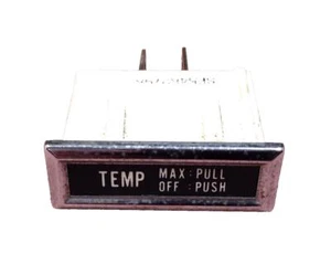 Jeep CJ TEMP indicator light dash gauge panel Temperature CJ5 CJ7 AMC - Picture 1 of 4