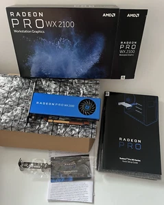 AMD Radeon Pro WX 2100 2GB GDDR5 Video/Graphics Card 0CDMJ9 W/ Low Profile Brak. - Picture 1 of 17
