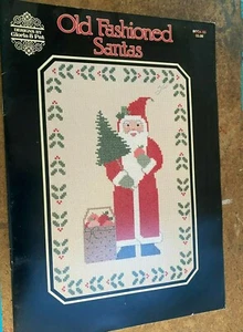 Old Fashioned Santas Cross Stitch Book 53 Designs by Gloria & Pat  - Picture 1 of 3
