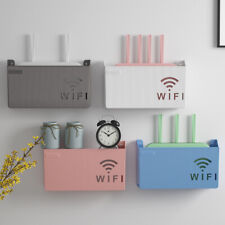 Router WiFi scatola portaoggetti scaffale supporto a parete cavo organizer arazzo da parete