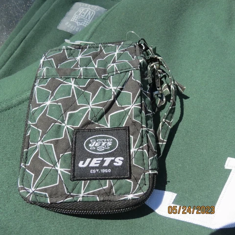 New York Jets NFL Cell Clutch Wallet Wristlet Purse NEW Forever Collectables Cover