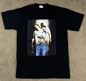 FTP Mens Small Short Sleeve Jesus Saves T Shirt Y2K Graphic Skater Tee - Picture 1 of 6