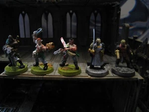 Warhammer 40K Astra Militarum Heroes of the Imperium x5 well painted OOP - Picture 1 of 8