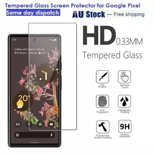 For Google Pixel 6 Pro 5a 5 4a 4 4a5G 4 XL 3 2 XL Tempered Glass Screen Proter - Picture 1 of 26