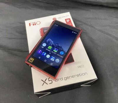 FiiO X5 3rd Portable Digital Audio player High Resolution DAP  Red From Japan - Image 1 of 4
