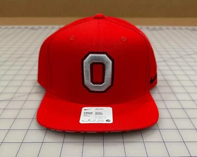 NWT Nike Ohio State Buckeyes Block O Scarlet Adjustable Hat w/ Under Design RARE - Image 1 of 4