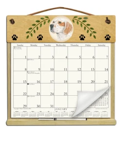 SOPORTE CALENDARIO SETTER INGLÉS - ¡RECARGABLE CADA AÑO! - Imagen 1 de 1