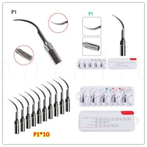 Dental Ultrasonic Piezo Scaler Perio Tips P1 Fit EMS/Cavitron Handpiece XBYUS - Picture 1 of 8