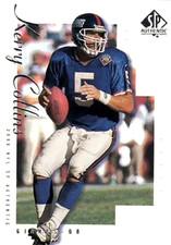 2000 SP Authentic #54 Kerry Collins New York Giants