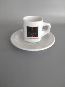 Taza de café espresso Le Café Warca, porcelana con platillo. - Imagen 1 de 5