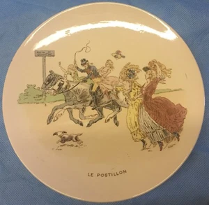 Plato de jinetes franceses para dama - Imagen 1 de 5