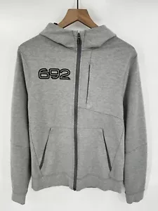 Felpa Lululemon City con cappuccio uomo grigia media full zip Activewear - Foto 1 di 6