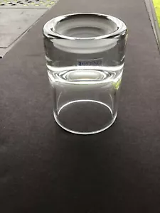 Crate & Barrel Krosno Poland Rise Teelichtglas Kerzenhalter schwer - Bild 1 von 4