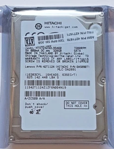320 GB SATA Hitachi HTS723232L9SA60 7200rpm 16MB HDD 2,5 " Internal Hard Disk - Picture 1 of 1