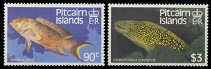 Pitcairn 1988 - Mi-N.o 305-306 ** - Estampillada sin montar o nunca montada - Peces / Peces - Imagen 1 de 1