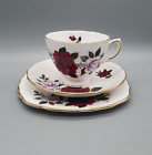 Colclough &quot; Amoretta Red Rose &quot;Trio of Cup and Saucer and Side Plate