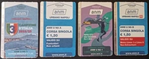 Lotto n. 4 biglietti ANM Napoli Campione d’Italia + vari Usati (119)  Come - Picture 1 of 2