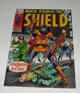 Nick Fury Agent of SHIELD # 15 MARVEL Comics 1969 HIGHER GRADE BULLSEYE 1. APP - Bild 1 von 7