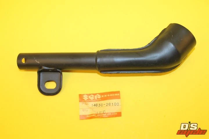 NOS SUZUKI 1974-1976 TM75 1975-1977 TS75 SILENCIADOR TUBO DE ESCAPE PARTE # 14630-26100 Foto 1 de 4