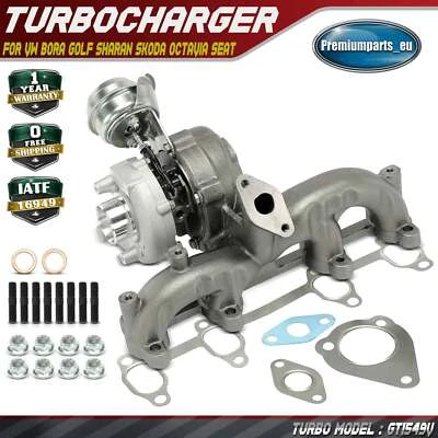 Turbo Turbocharger for VW Bora Golf Sharan Skoda Octavia Seat Alhambra Ford Audi - Image 1 of 4