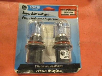 9004 SB - GE --SUPER BLUE HALOGEN-HEADLIGHTS---PAIR-[2] - Image 1 of 3