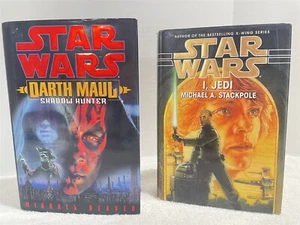 Set of 2 Star Wars First Edition Books I Jedi and Darth Maul Shadow Hunters - Picture 1 of 24