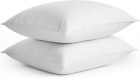 Goose down Feather Pillows, Soft Bed Pillows Standard Size Set of 2, 100% Soft C