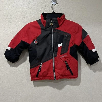 Abrigo Chaqueta Obermeyer Niños Pequeños Niños I-Grow Rojo Talla 3 Nieve Exterior #11623 Foto 1 de 4