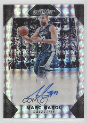 2017-18 Panini Prizm Mosaic Auto /99 Marc Gasol #A-MGS Auto - Image 1 of 2